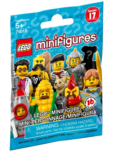 LEGO Minifigure-Series 17-Collectible Series Polybag-71018-1-Creative Brick Builders